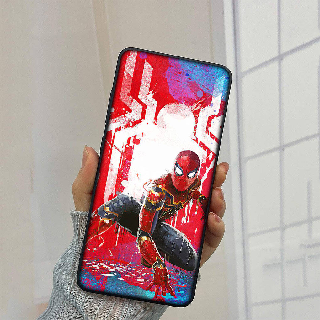 Для Samsung Galaxy S24 S23 iPhone 15 14 Xiaomi Redmi Note 13 12 11 Pro Max X 8 7 9 10 XR OPPO A15 Huawei чехол для телефона Человек-паук Marvel Человек-паук чехол