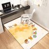 Twinkle Twinkle Star Friends Around Moon Carpet Printing Home Decor Bathroom Mat Fashion Room