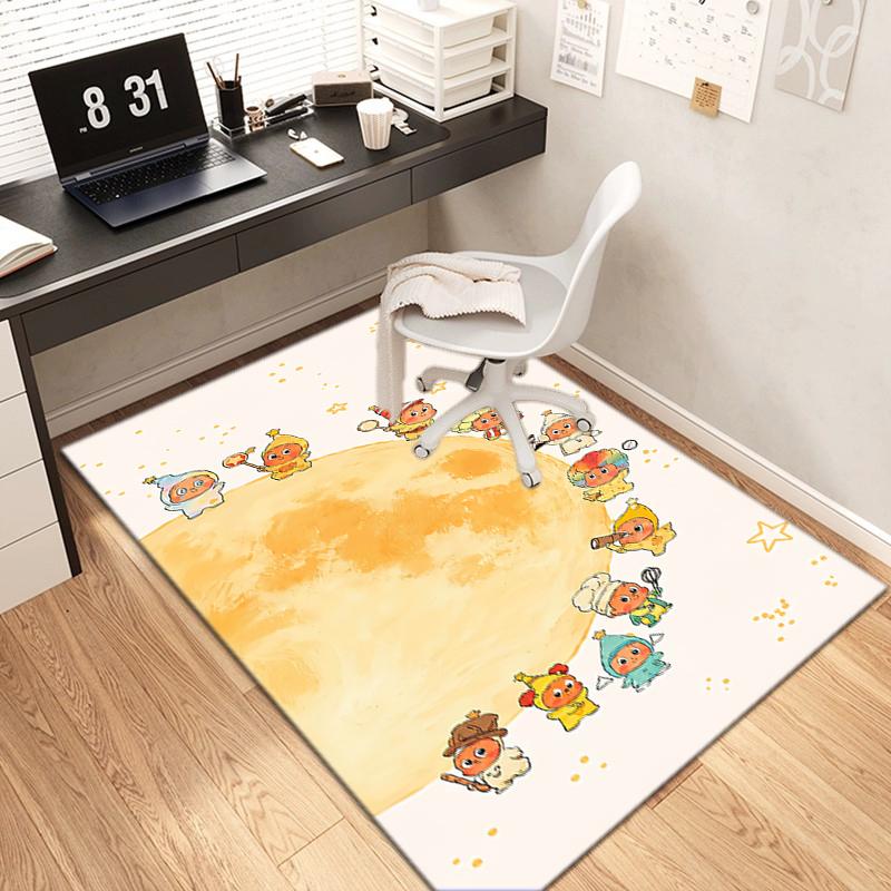 Twinkle Twinkle Star Friends Around Moon Carpet Printing Home Decor Bathroom Mat Fashion Room
