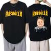 Classic Team Hasbulla Cotton T Shirt Men Women Fighting Hasbulla T-shirt Hip Hop Graphic Shirt Tops Manga T Shirt Streetwear