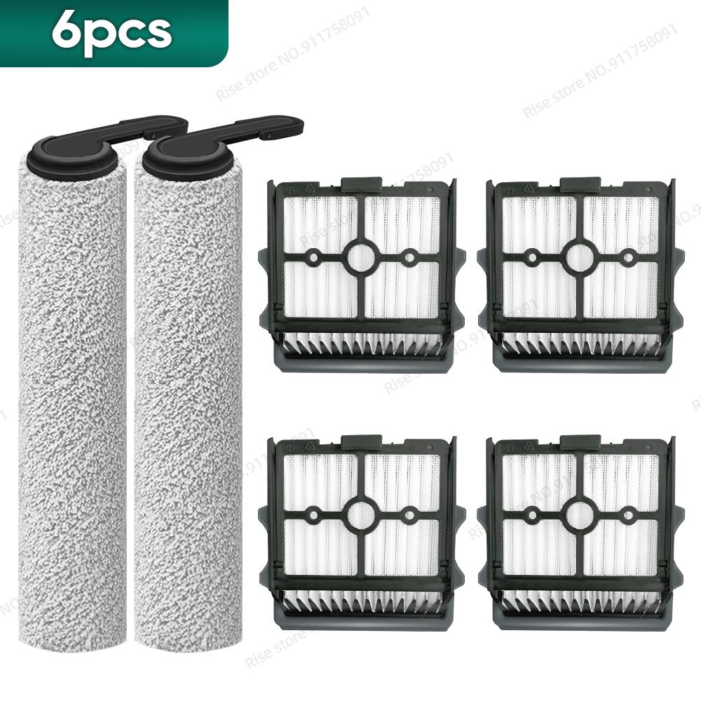 Совместимо для Tineco Floor One Switch S6 / Stretch S6 Аксессуары Роликовая щетка Фильтр HEPA Запасные части Расходный материал