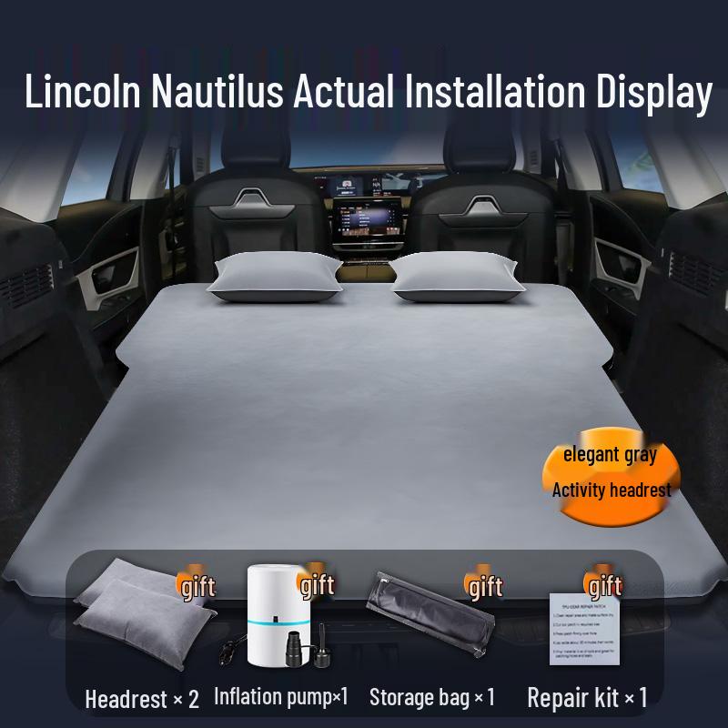 Надувной матрас для Lincoln Nautilus 2025 года - Автомобильный спальный коврик для заднего сиденья или багажника