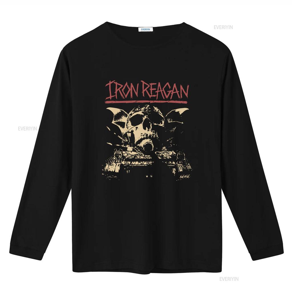 Iron Reagan Warning T Shirt S M L XL 2XL 3XL vintage Washed streetwear Top For Everyday Wear fashion Stylish Casual Unisex