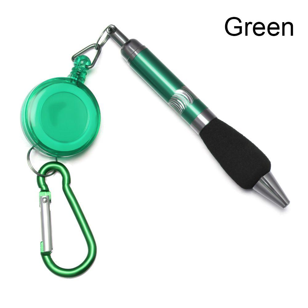 Pull Rope Stationery Ring Lanyard Neutral Pen Writing Tools Ballpoint Pen Easy Pull Buckle Pen