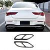 For CLA Class C118 W118 2020-2023 Car Tail Muffler Exhaust Pipe Cover Trim Exterior Accessories - A