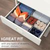 Underwear Wardrobe Drawer Dividers Storage Boxes Large Capacity Multiple Compartments Bra Socks Storage Organizer Bins