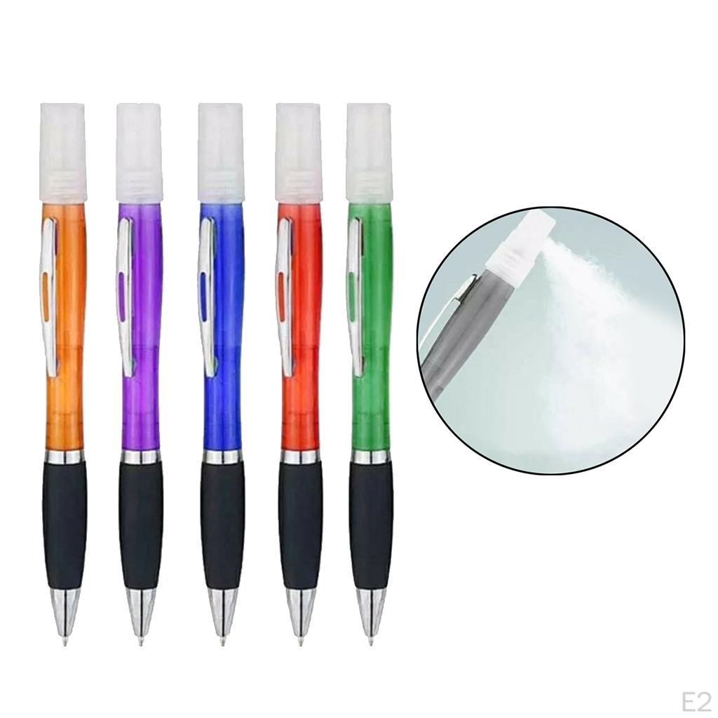 1.0mm Ballpoint Pen with Sprayer Storage Container, Compact and Portable, Convenient to Carry