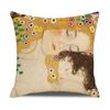 Vintage Art Cushion Cover Van Gogh Oil Painting Pillowcase Living Room Sofa Decoration Pillowcase