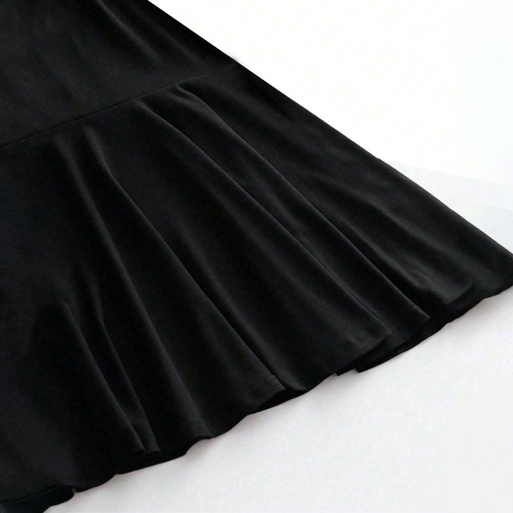 Женское элегантное однотонное сексуальное вечернее платье с открытыми плечами