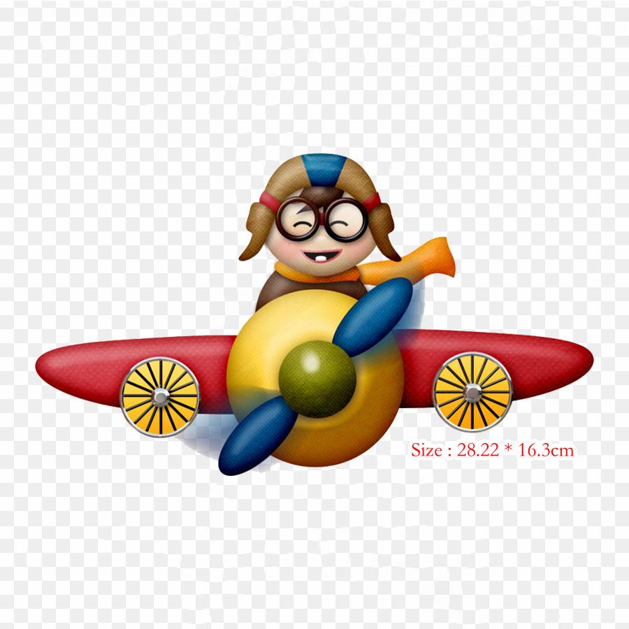 Cartoon Afro Clown Iron On Heat Transfer Printing Vinyl Patches Sticker for Clothes DIY Appliques Washable Patches