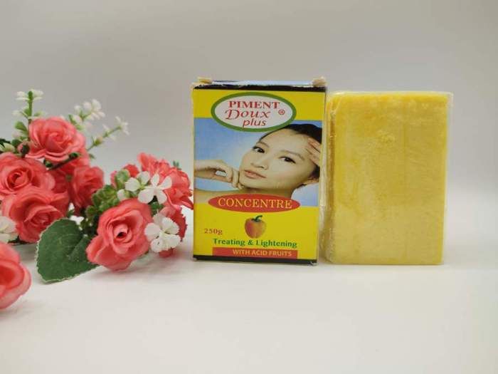 Savon - Piment Doux - 200g - Anti Taches - Éclaircissant - Acides De Fruits