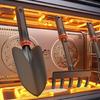 Многофункциональный набор садовых лопат, устойчивый к погодным условиям, из углеродистой стали, идеально подходит для работ по уходу за садом на открытом воздухе