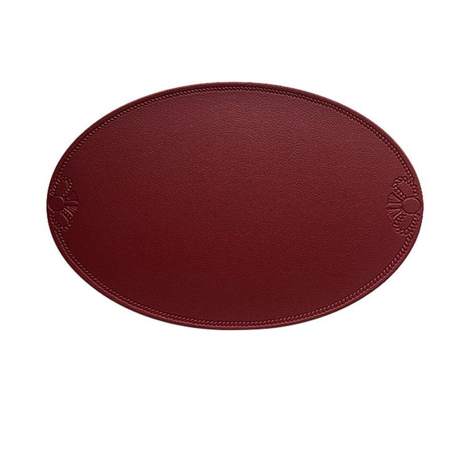 Ретро коврик из искусственной кожи, водостойкий тисненый коврик для столовых приборов, кухонный изоляционный коврик, коврики для кофейного обеденного стола, подстаканник, украшение дома