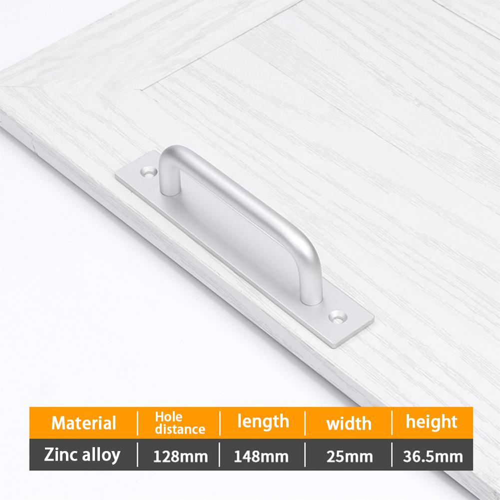 1 шт. Металлическая прочная ручка для двери амбара, ручка с длинным основанием, ручка с длинным основанием для ворот гаража