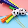 6Pcs Football Trumpet Toy Loud Sound Soccer Horn Plastic Stadium Horn Noise Maker Cheering Toy School Sporting Events Party Favors