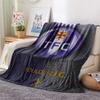 Toulouse Football Club  Print Flannel Blanket, High quality Comfortable for All Seasons, Home Decor, Warmth and Comfort