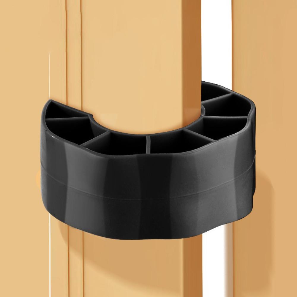 Noise Reduction Door Stopper Soft PVC Anti Slam Guard Safety Guard Safety Wedge  Bathroom