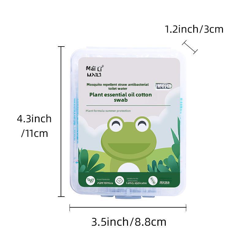 Май Ли Дин Дин Портативные ватные палочки с эфирными маслами - Освежающие, Успокаивающие и Дезинфицирующие. Идеально для летнего использования.