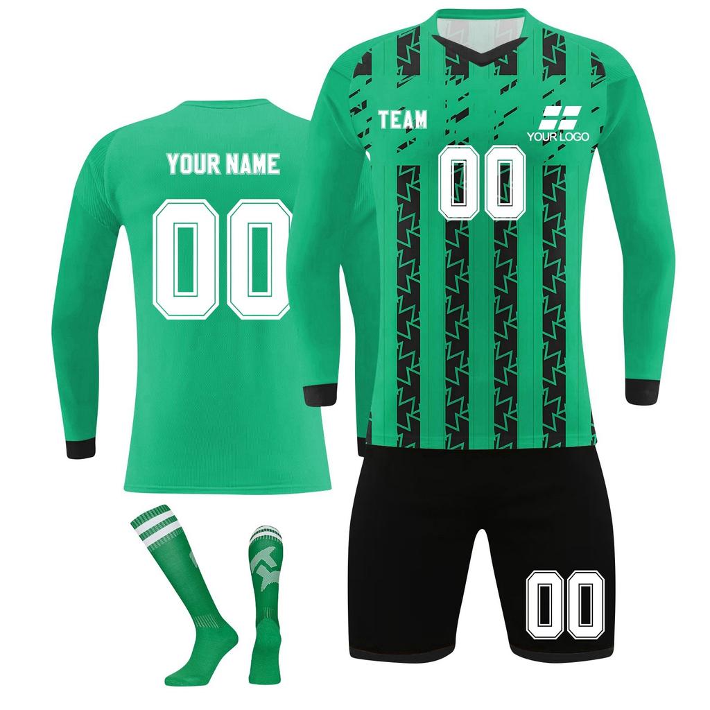 Комплект персонализированных рубашек для мужчин и девочек с именем и номером, футбольные майки на заказ для мальчиков, тренировочный костюм