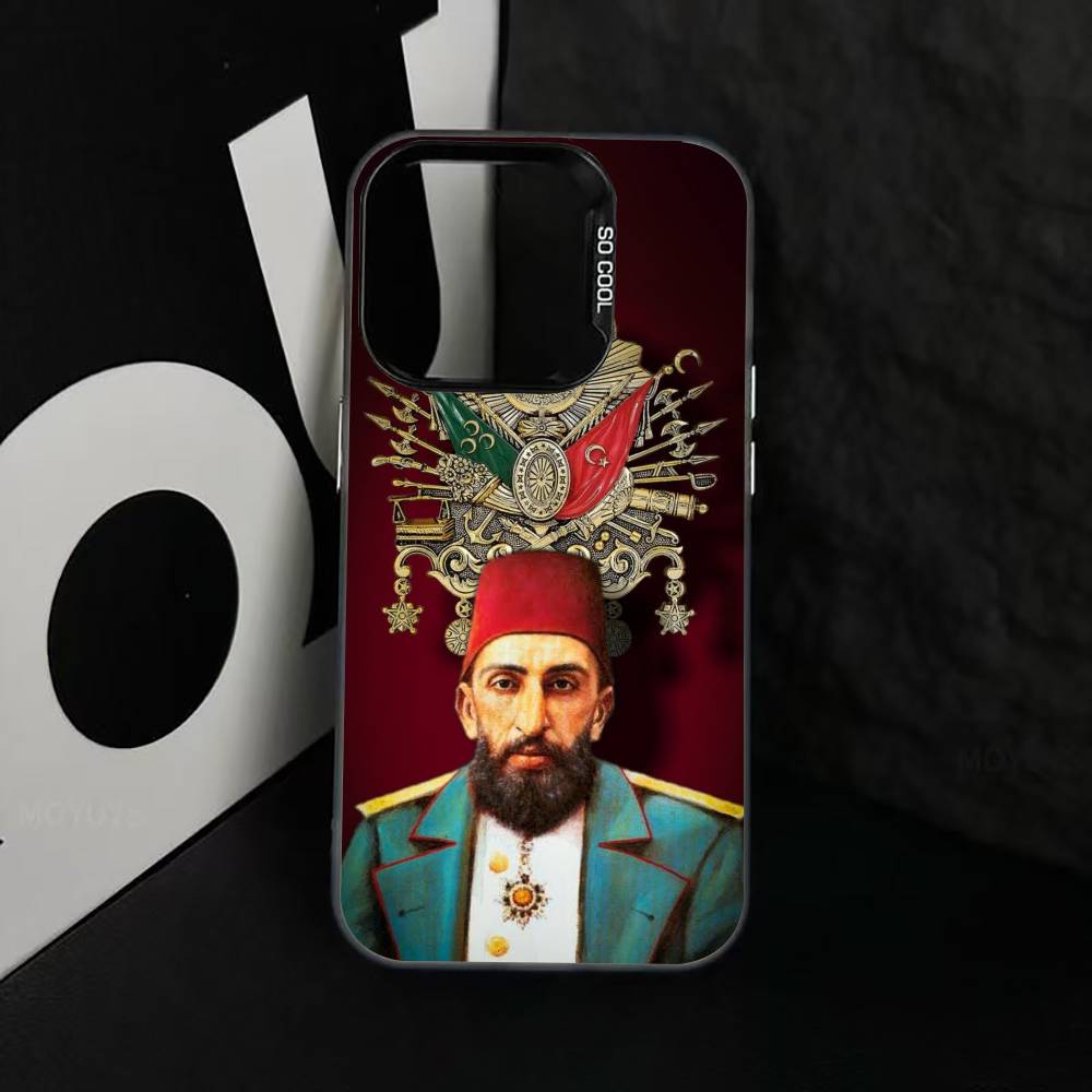 Классический чехол-бампер Empire O-Ottoman для iPhone 17,16,15,14,13,12,11 Plus,Pro Max,XS, Цветной Серебристый Чехол для телефона Funda Cover