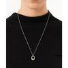 Oval Long-Chain Surgical Steel Necklace