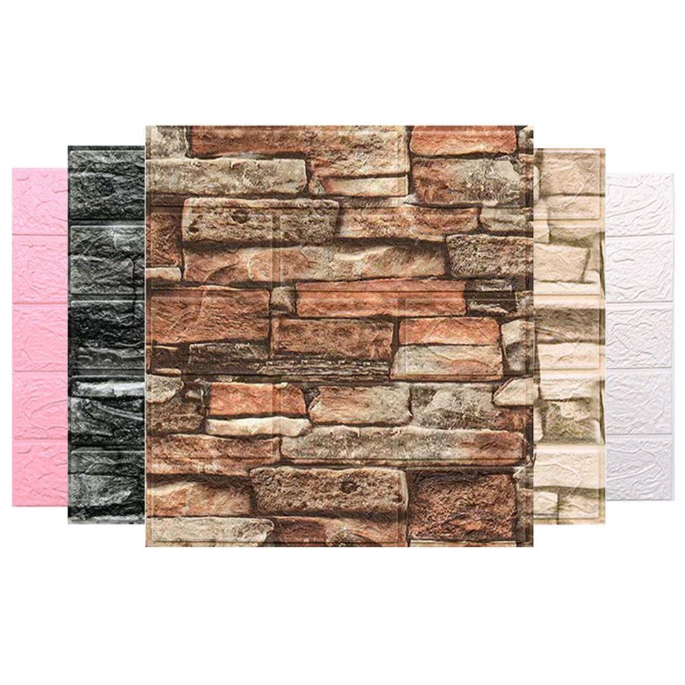 Сделай сам 3D Имитация Кирпичной Стены Наклейки Фоновые Обои Для Дома Гостиной Кухни