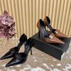 Sexy High Heel Slingbacks Women Pumps Designer Street Style Thin High Heels Stripper Party Dress Sandals Zapatos Mujer