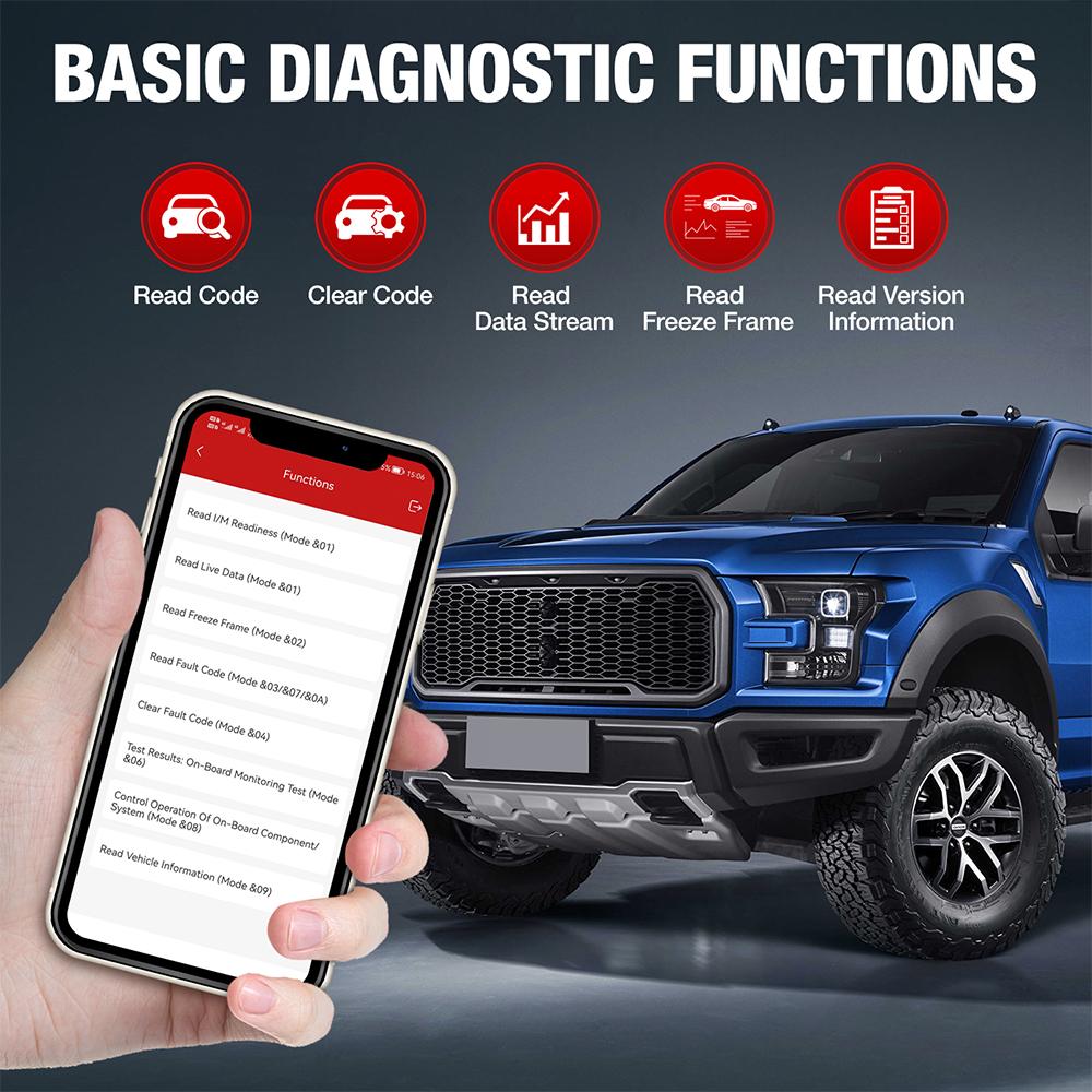 KINGBOLEN EDIAG Full System OBD2 Diagnostic Tool With All Brands License One Year Free Update