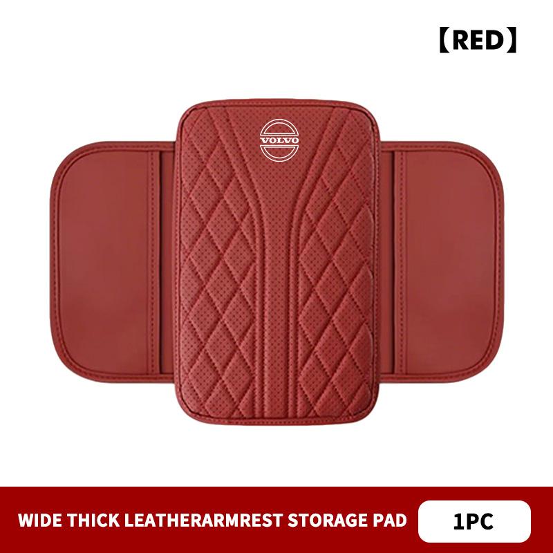 kdvns0 For Volvo Breathable Perforated Leather Car Armrest Pad Center Console Cushion AWD V50 S60 XC60 S40 XC40 XC90 V60 S80 S90 V90