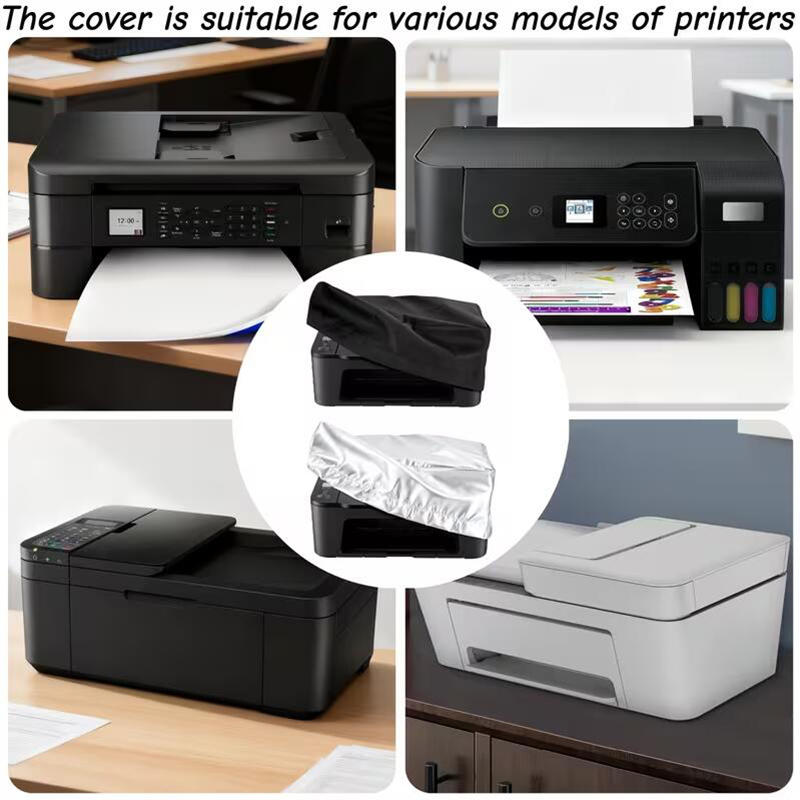 Minimalist Elastic Printer Dust Cover Universal Water Resistant Anti-Dust Protector Washable Cover for Most Copier Laser Inkjet Printer Office Home