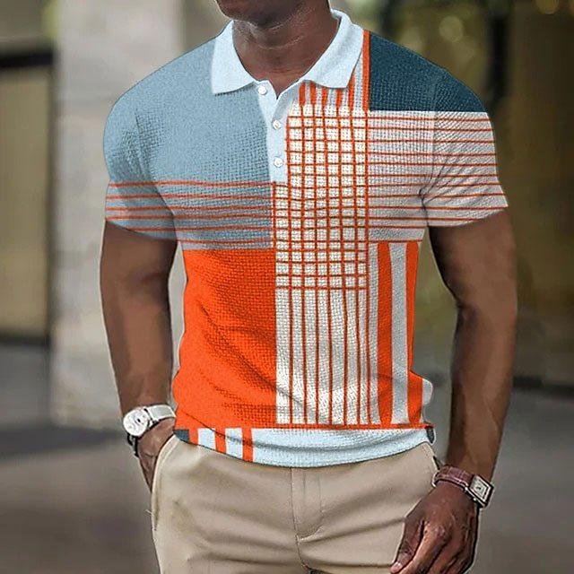 Мужская футболка поло с коротким рукавом, топы с 3D-принтом, модные, из полиэстера, дышащие, удобные, футболки поло