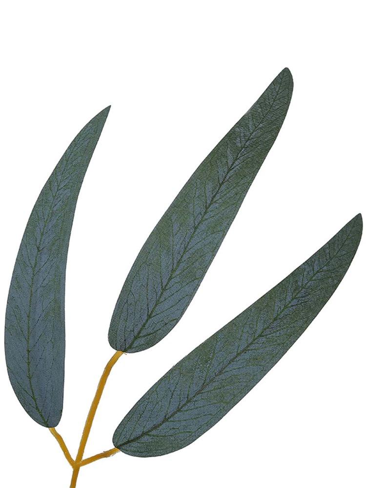 2 шт., 54 см, искусственные листья эвкалипта, шелковое растение, искусственное растение для дома, свадьбы, рождественской вечеринки, украшение для балкона и двора