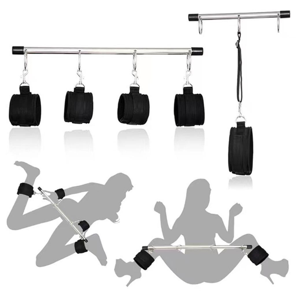 Handcuffs Leg Restraint SM Bondage Gear Sex Toys Sexy Adult Female Open Thigh Bar Spreader Sextoy Kits Couple Porn Games