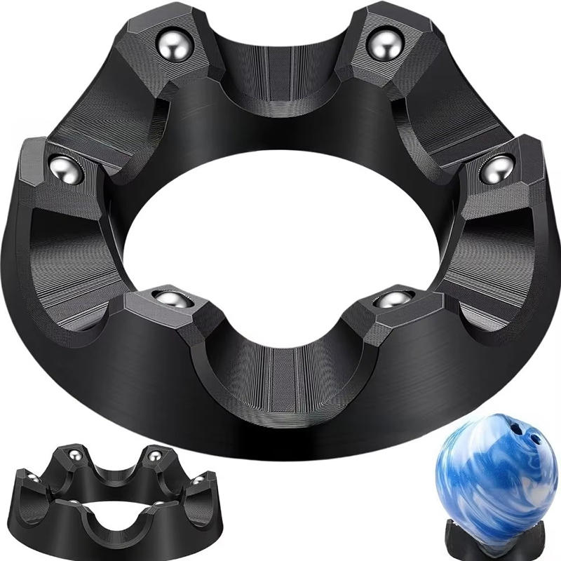 360° Rotating Bowling Ball Stand Multifunctional Bowling Ball Holder Polishing Support Tool Supplies