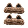 Dajung Dajang Thick Cat Face Wash Headband, Brown, 2 Pieces