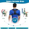 Adjustable Posture Corrector Back Support Shoulder Back Posture Correction Spine Corrector Postural Brace Fixer Adjustable Tape