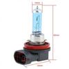 1Pcs H11 55W 12V 5000K Super Bright Halogen Light White Light Car Xenon Lamp Headlight Fog Bulb Supports All 12V Models Of H11