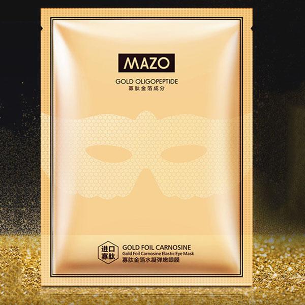 Эластичная мягкая маска для глаз с золотым олигопептидом и гидрогелем для удаления морщин и увлажняющие патчи для ухода за глазами
