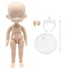 Niannyyhouse DOD Body 13 см Подвижная фигурка Основа для голов кукол GSC и 1/12 BJD (Молочно-белый+B)