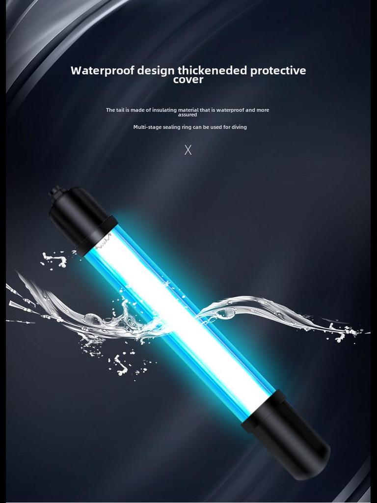 UV Sterilizer Lamp for Aquariums, Fish Tanks & Ponds - Submersible Water Purification & Disinfection Solution