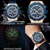 CURREN 8464 Men's Quartz Watch Calendar Fashion Multifunctional Waterproof Silicone Luminous Casual Business Watches Sports Male Wristwatch