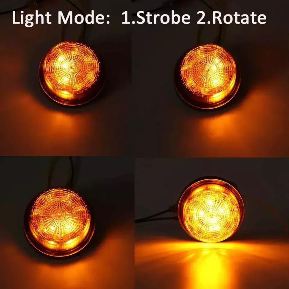 Сигнальная лампа безопасности 12В Синий светодиодный стробоскоп Аварийная сигнализация Предупреждающий мигающий свет Без звука Предупреждающая лампа