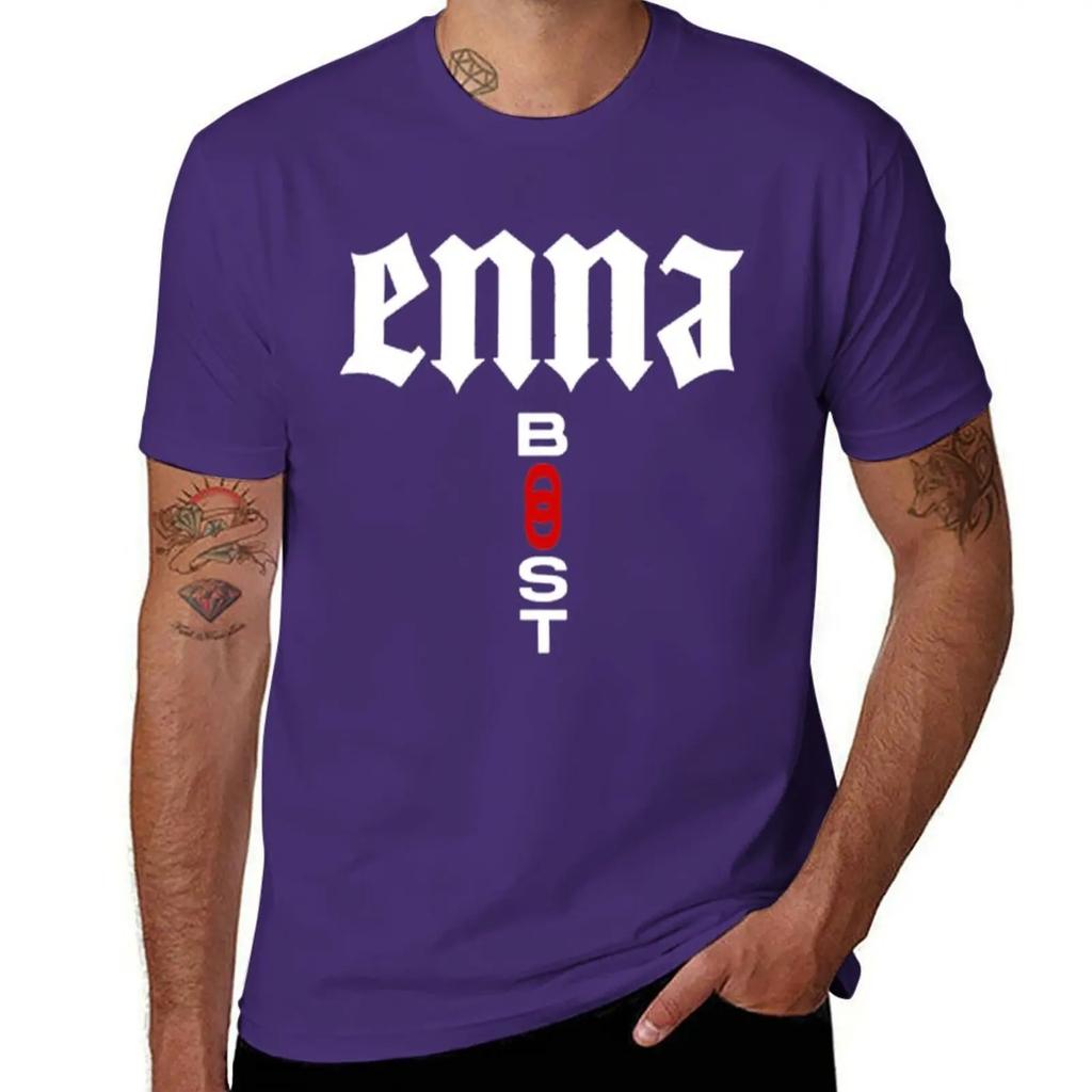 Enna boost PLK Футболка летние топы уличная одежда черные рубашки мужские
