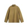 Unisex Japanese Style Fleece-Lined Crew Neck Long Sleeve Sweatshirt Oversized Winter Top