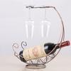 Creative Metal Wine Rack Hanging Wine Glass Holder Bar Stand Bracket Display
