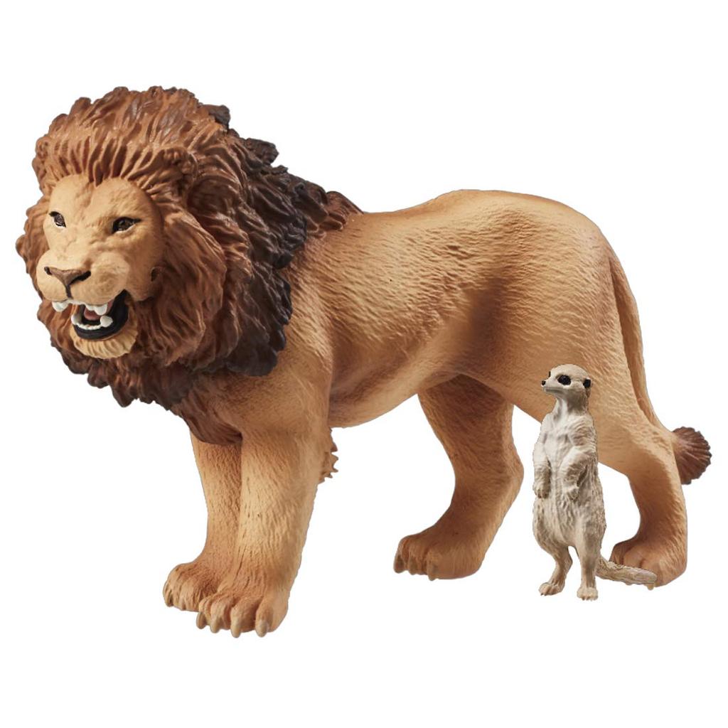 TAKARA TOMY Игрушка динозавр Ania Lion Animal Ages AS-01 (с сурикатом) 3+