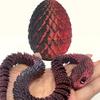 3D printing toy snake egg viper 3D printing halloween animal model luminous children's birthday gift