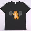 BUNS OF STEEL Rabbit Fitness Funny Gym Rat  Bodybuilding Crewneck T Shirt Casual Short Sleeve Oversized TShirt
