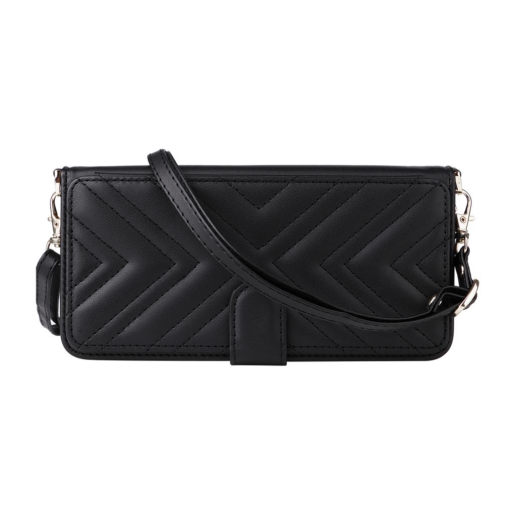 For Motorola Moto G86 5G Case with Shoulder/Wrist Strap Leather Phone Cover Stand Wallet