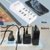 10-портовая зарядная станция USB 50 Вт/10 А, многопортовый концентратор USB C, зарядное устройство для сотового телефона, планшета, нескольких устройств, удлинитель